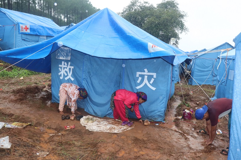 लगातार वर्षा : भोटेकोशी बाढीबाट प्रभावितको जनजीवन थप कष्टकर
