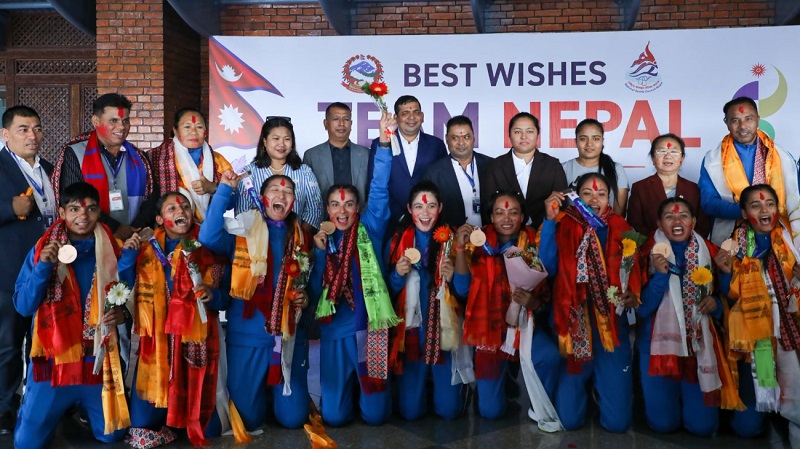 एसियाडमा पदक जित्ने खेलाडी, प्रशिक्षक र व्यवस्थापकले पाए नगद पुरस्कार
