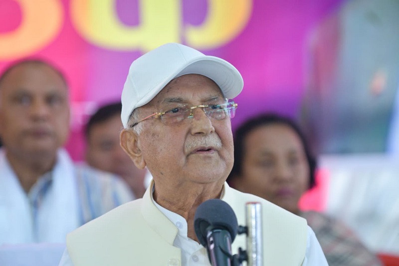 स्टाटस लेखेर, हस्ताक्षर अभियान चलाएर अध्यक्ष हटाउने प्रयास गर्नु अराजक शैली : ओली