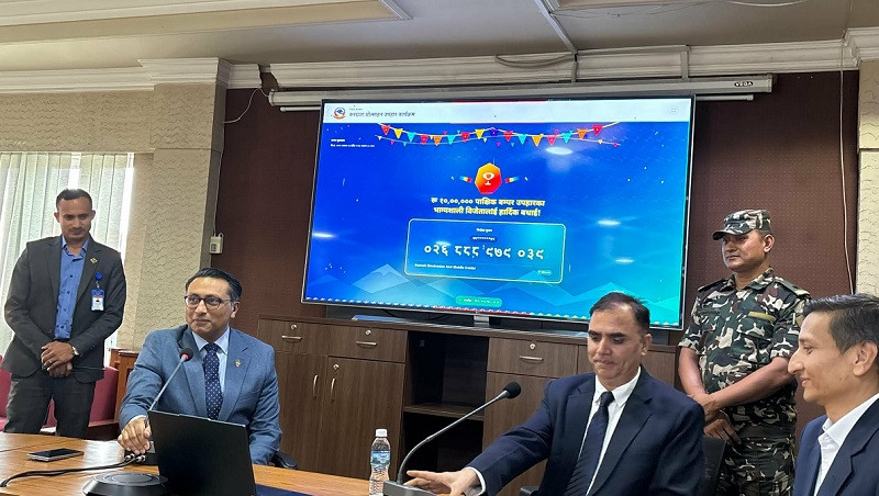 ३५० रुपैयाँकाे सामान किने, १० लाखकाे बम्पर उपहार जिते