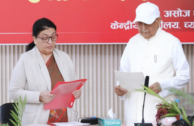 एमालेकाे सक्रिय राजनीतिमा पूर्वराष्ट्रपति भण्डारीकाे पुनरागमन
