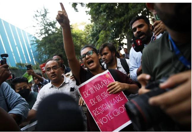 भारतमा निरन्तर प्रदर्शन : नेहा बोरा, दिप्केलगायतका युवा नेता दिल्ली प्रहरीको हिरासतमा