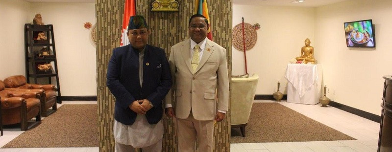 परराष्ट्रमन्त्री खनाल र श्रीलङ्काका विदेशमन्त्री हेराथबीच भेटवार्ता