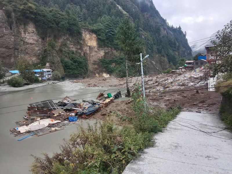 मनाङको तालगाउँ डुबानमा
