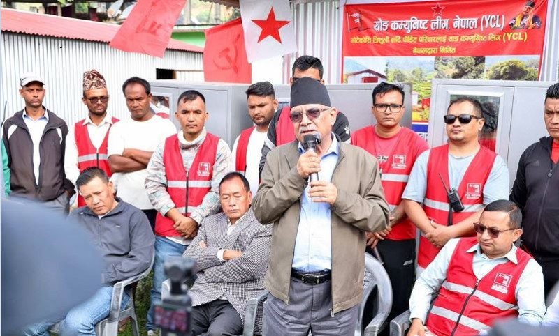 नुवाकोटको बेलकोटगढी र विदुरमा बनाएका २१ अस्थायी आवास प्रभावितलाई हस्तान्तरण