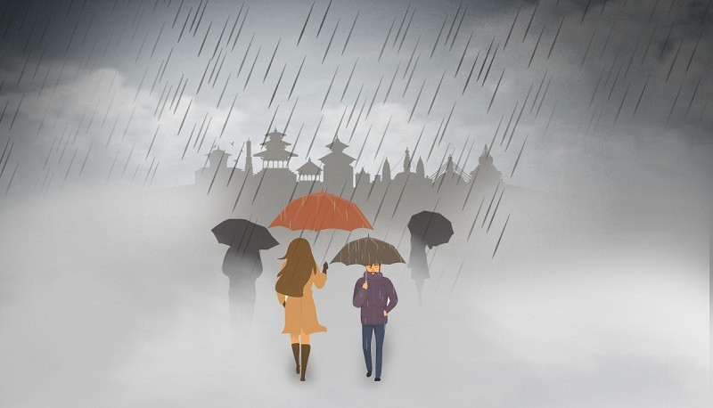 देशका धेरै ठाउँमा वर्षा, दिउँसो केही ठाउँमा ठूलो पानी पर्ने भएकाले सावधानी अपनाउन आग्रह