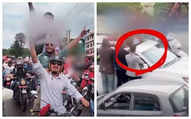 देउवाको स्वागतमा प्रयोग भएका गाडीलाई ट्राफिक कारबाही