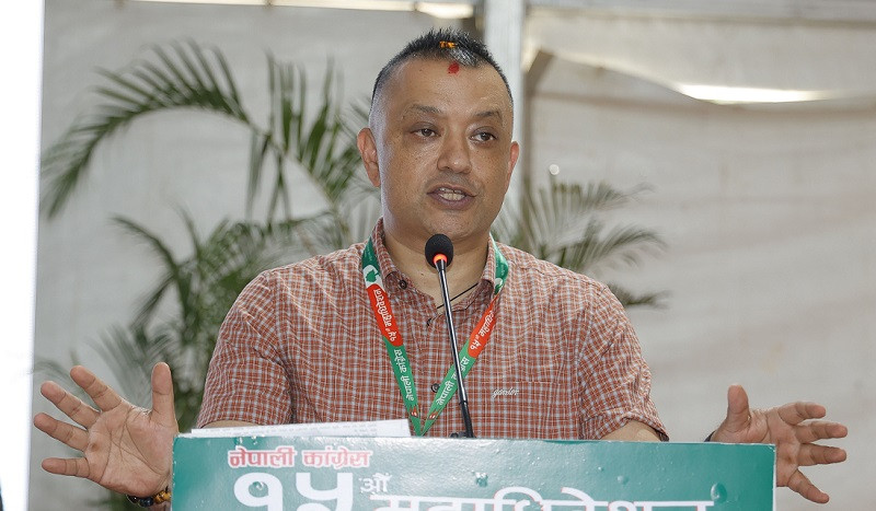 कांग्रेस महाधिवेशनमा सभापति थापाको राजनीतिक प्रतिवेदन पेश (पूर्णपाठसहित)