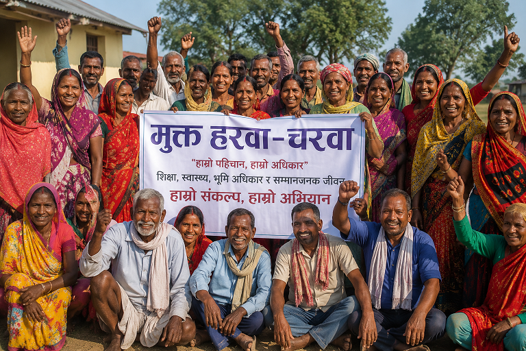 मुक्त हरवा–चरवाको १० बुँदे ‘बर्दिबास घोषणापत्र’ जारी