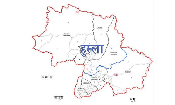 हुम्लाको छारेभिरमा पहिरो खसेपछि कर्णाली करिडोर ठप्प