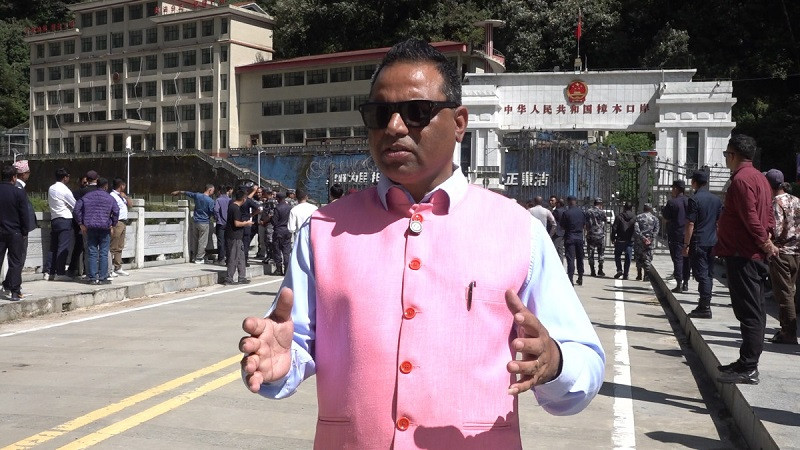 ‘तातोपानी नाका सञ्चालन गर्न नेपालतर्फ सडकमा कुनै अवरोध छैन’