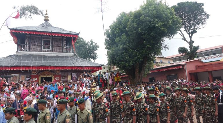 अंग्रेजसँगको युद्धमा नेपाली फौज विजयी भएको सम्झनामा पाल्पामा आज भगवती जात्रा