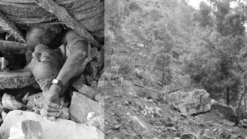 पहिराेमा पुरिएर कालीकोटमा २ जनाको ज्यान गयो