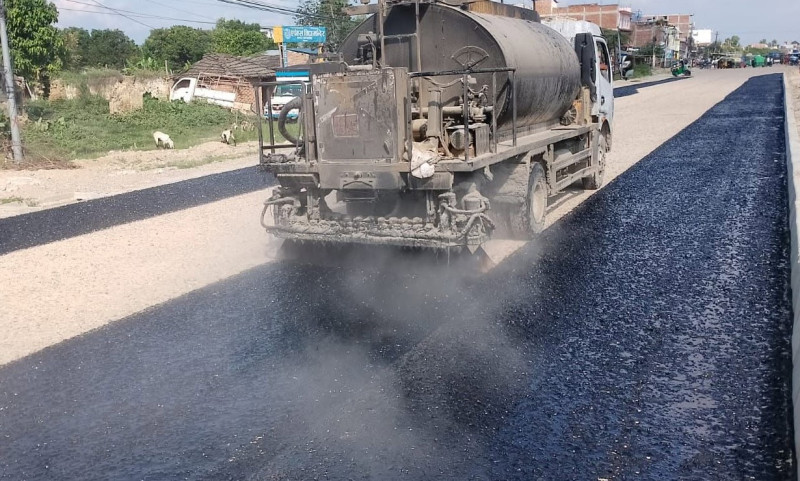 कञ्चनपुर–कमला सडकखण्डको स्तरोन्नति तीव्र : ७५ प्रतिशत भौतिक प्रगति