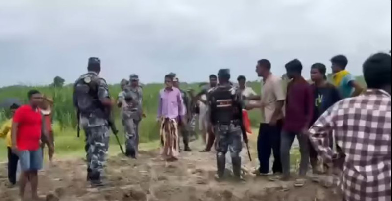 सुस्तामा भारतीय पक्षले बाँध भत्काएपछि विवाद