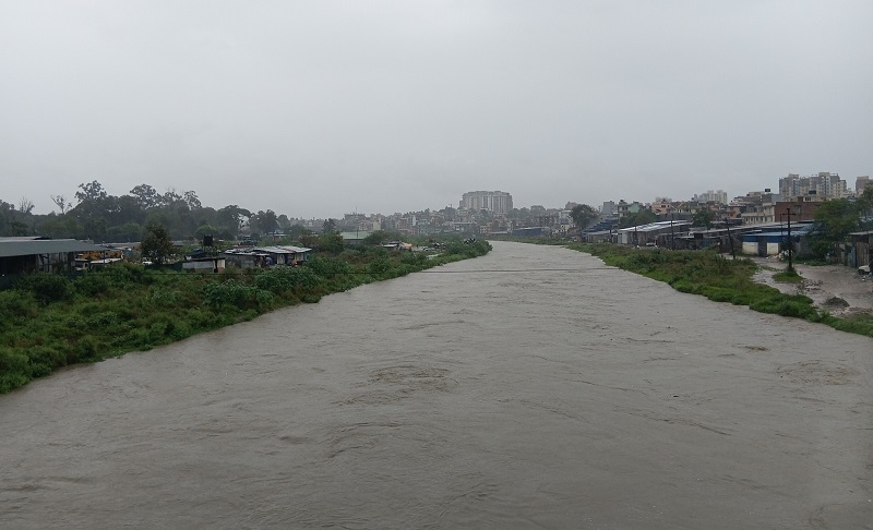 पूर्वी नेपालसहित काठमाण्डौ उपत्यकाका साना नदीमा बाढीको जोखिम