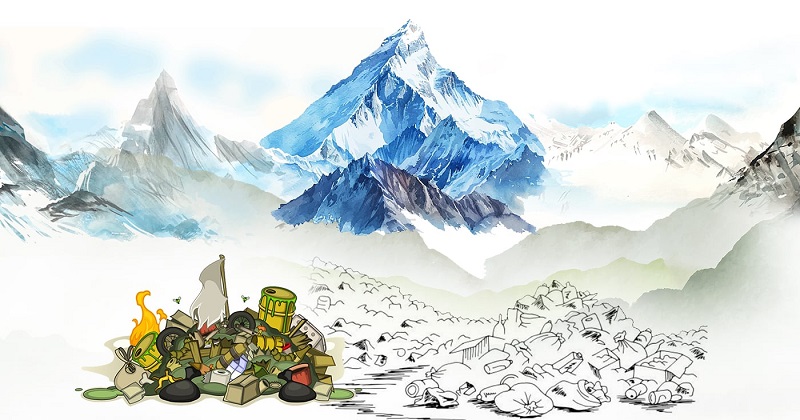 बढ्दो फोहाेरले हिमाली पर्यावरणमा समस्या