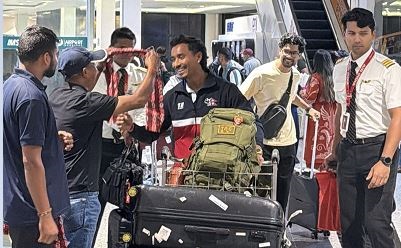 एशियाली खेलकुदमा सहभागी नेपाली क्रिकेट टोली स्वदेश फिर्ता