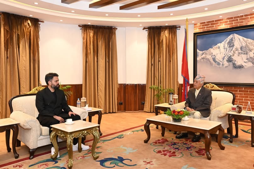 राष्ट्रपति र प्रधानमन्त्रीबीच भेटवार्ता : सबै पक्षलाई साथमा लिएर स्थिति साम्य पार्न राष्ट्रपतिको आग्रह