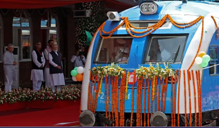 भारतमा पहिलो हाइड्रोजन रेल सञ्चालनमा, प्रधानमन्त्री मोदीद्वारा उद्घाटन