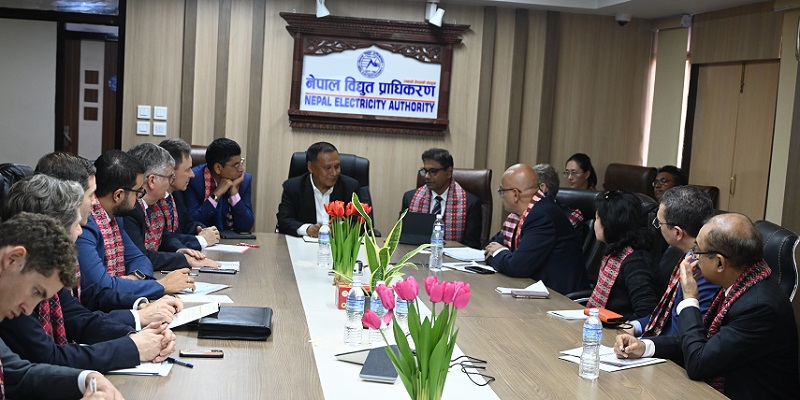 विद्युत् पूर्वाधार विस्तारमा लगानी बढाउन एआईआईबीसँग आग्रह