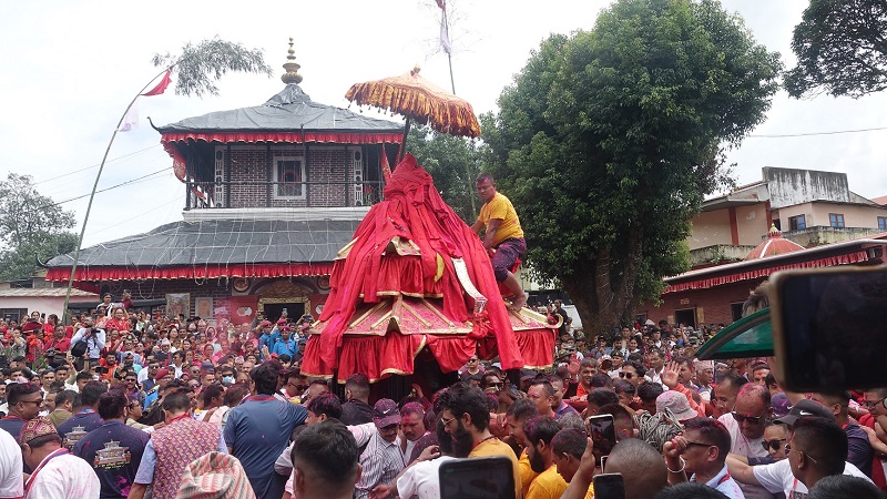 पाल्पाको तानसेनमा आज ऐतिहासिक भगवती रथयात्रा