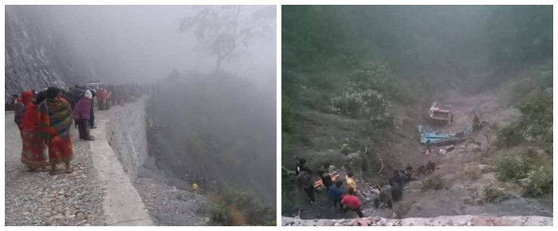 मनकामनाका लागि छुटेको बस नवलपुरमा दुर्घटना, पाँच जनाको ज्यान गयो