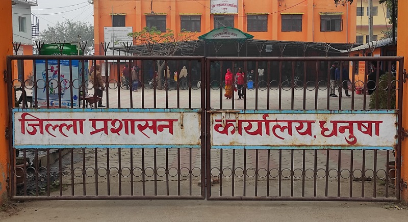 धनुषाका केही क्षेत्रमा अनिश्चितकालीन कर्फ्यु
