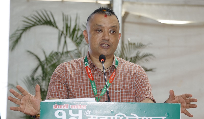 कांग्रेस महाधिवेशनमा सभापति थापाको राजनीतिक प्रतिवेदन पेश (पूर्णपाठसहित)