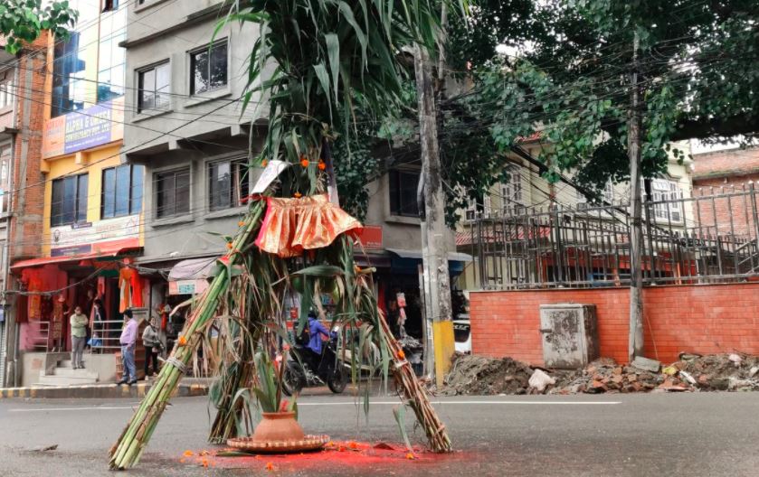 काठमाण्डौ उपत्यकाका नेवार समुदायले गठेमंगल पर्व मनाउँदै