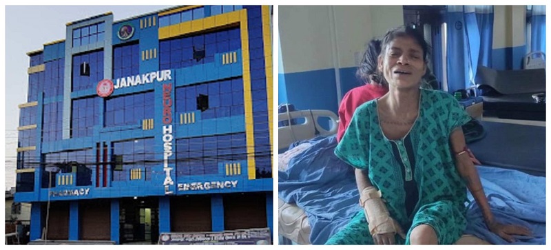 उपचार खर्च तिर्न नसक्दा छोराछोरीसँगै मन्तोरिया अस्पतालमै बन्धक