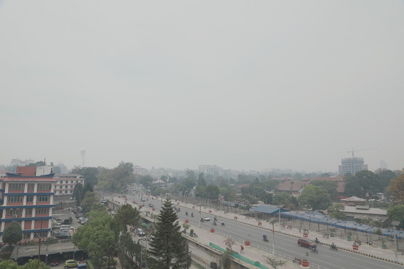 नेपाल प्रदूषित हावा हुने देशहरूमध्ये साताैं नम्बरमा