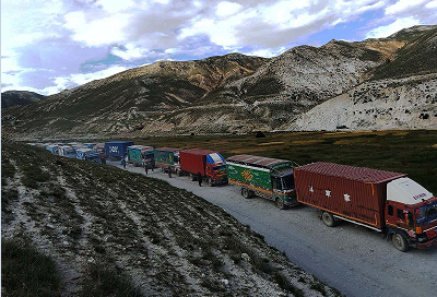 रसुवागढी र तातोपानी बन्द भएपछि कोरला नाकामा चहलपहल बढ्यो