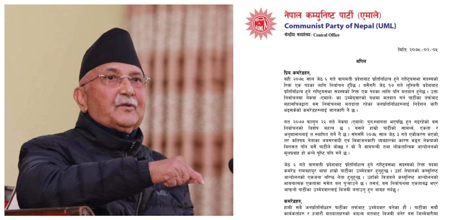 ‘बादल कम्युनिस्ट आन्दोलनका वरिष्ठ नेता हुन्, माधव पक्षले भोट नदिने कल्पना पनि गरिएको छैन’