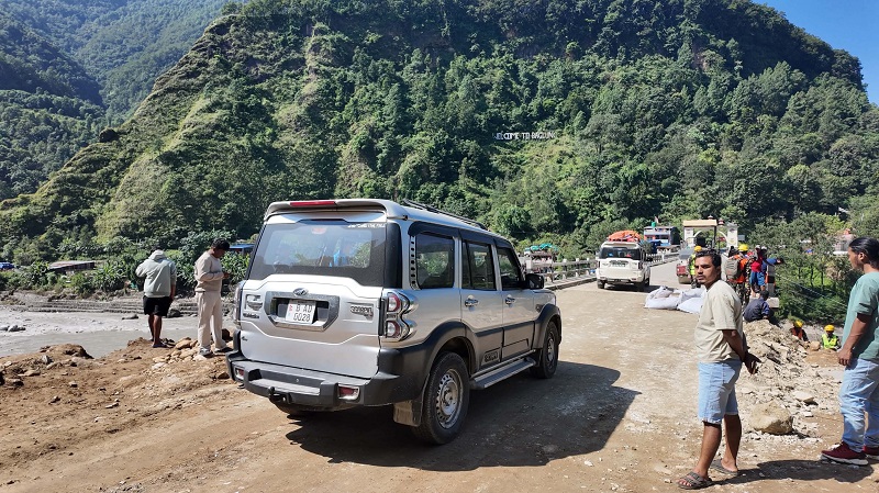 बागलुङ–पर्वत जोड्ने मालढुङ्गा पुल १५ दिनपछि सञ्चालनमा
