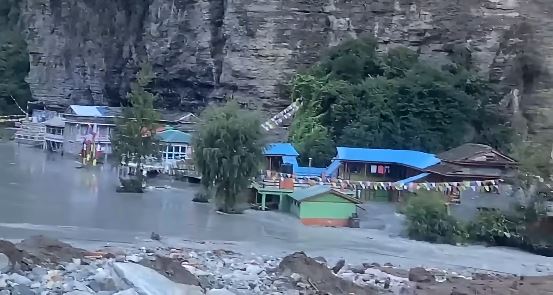 मर्स्याङ्दी नदीमा जलसतह घट्यो, जोखिम नरहेको प्रशासनको भनाइ