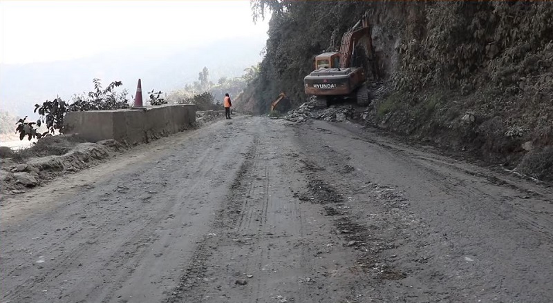 नागढुंगा–मुग्लिन सडक खुल्यो, आजदेखि गाडी सञ्चालन हुने