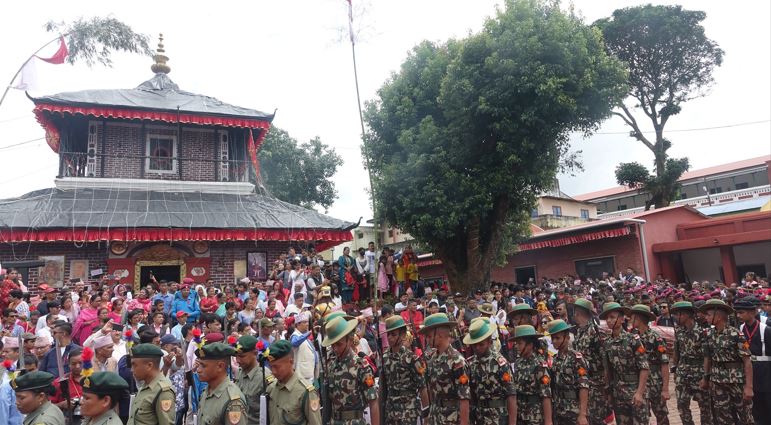 अंग्रेजसँगको युद्धमा नेपाली फौज विजयी भएको सम्झनामा पाल्पामा आज भगवती जात्रा