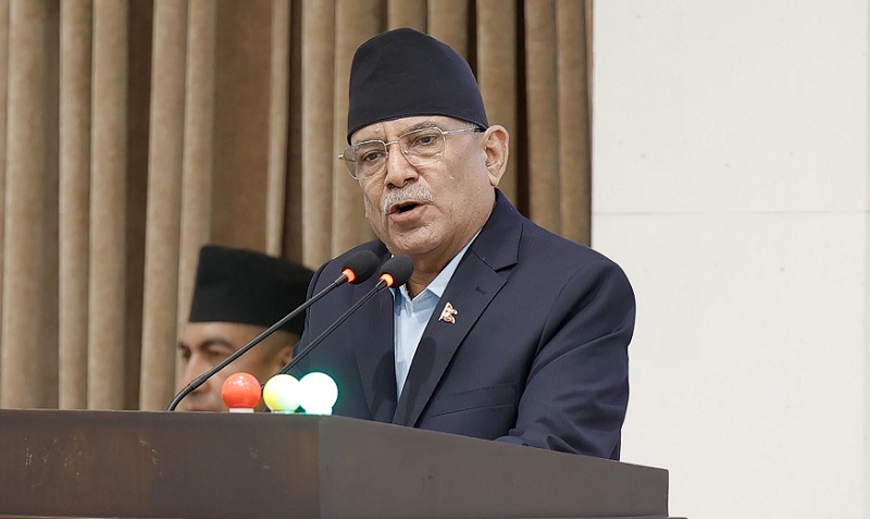 विपद‍्मा सुरक्षाकर्मीसँगै जनपरिचालन पनि हुनुपर्छ : प्रचण्ड