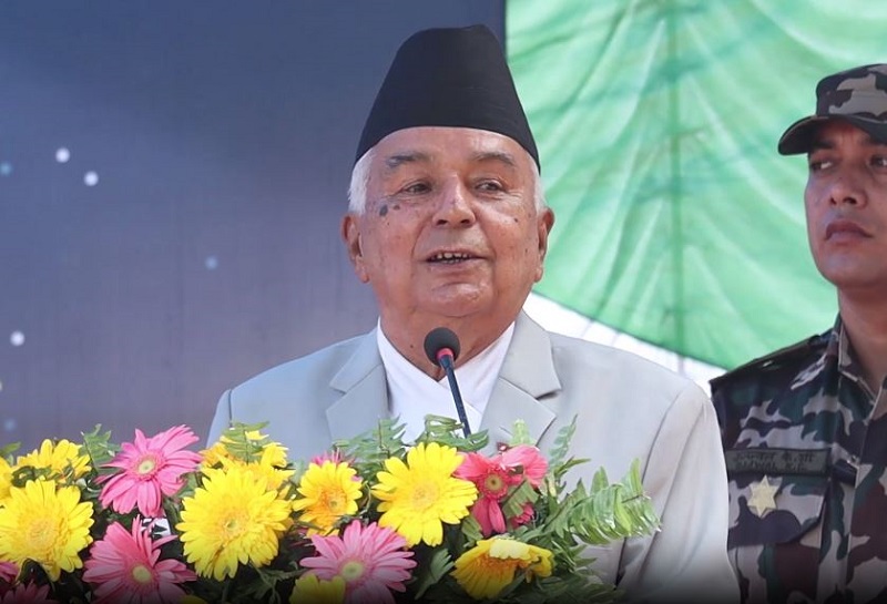 एकताबद्ध भई अगाडि बढ्न सबैलाई राष्ट्रपति पौडेलको आह्वान